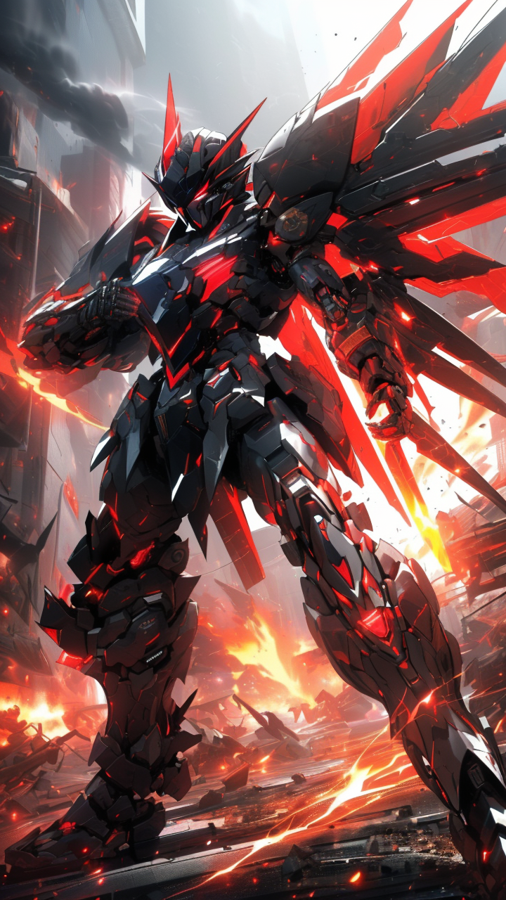 05079-1633454465-,(black red color scheme_1.2),(mecha girl_1.3),detailed armor description,glowing red eyes,fierce expression,dynamic pose,floati.png